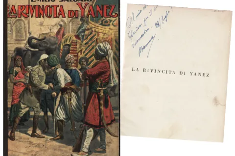 Salgari - dalla biblioteca di casa Fellini