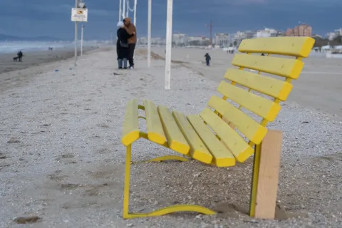 panchine dune di sabbia