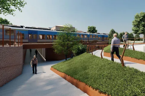 rendering sottopasso