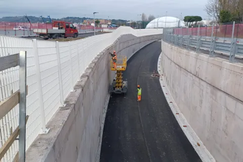 sottopasso carrabile via euterpe e della repubblica