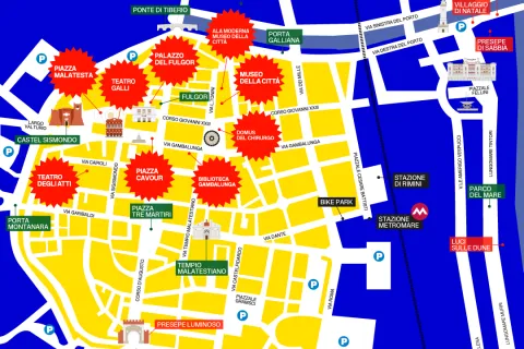 Mappa del Capodanno più lungo del mondo