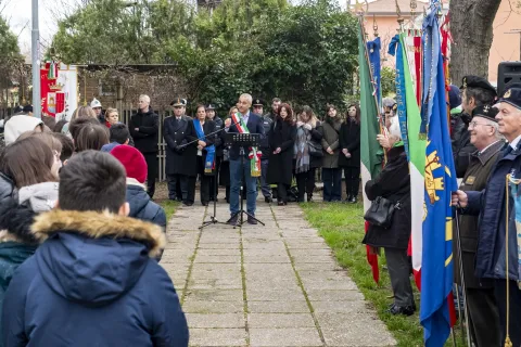 Celebrazione 27 gennaio 2025 a Rivazzurra in via Madrid