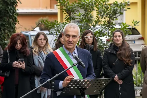 Celebrazione 27 gennaio 2025 a Rivazzurra in via Madrid