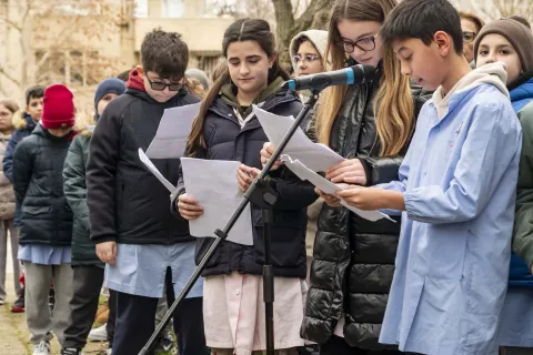 Celebrazione 27 gennaio 2025 a Rivazzurra in via Madrid