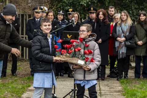 Celebrazione 27 gennaio 2025 a Rivazzurra in via Madrid