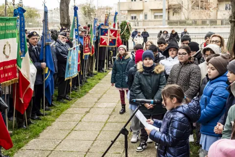 Celebrazione 27 gennaio 2025 a Rivazzurra in via Madrid