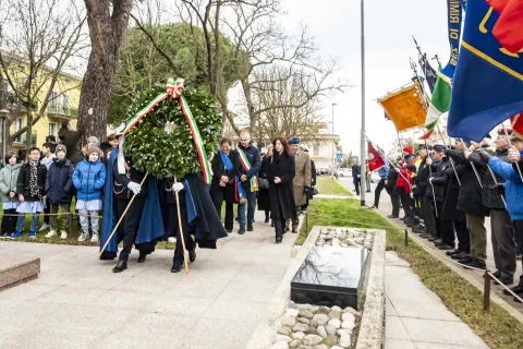 Celebrazione 27 gennaio 2025 a Rivazzurra in via Madrid