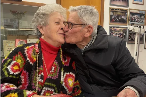 Dal ballo alla vita insieme: l’amore di Lele e Novella nato al circolo Viserba 2000 e ‘custodito’ nel diario di lui