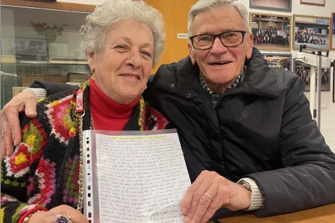 Dal ballo alla vita insieme: l’amore di Lele e Novella nato al circolo Viserba 2000 e ‘custodito’ nel diario di lui