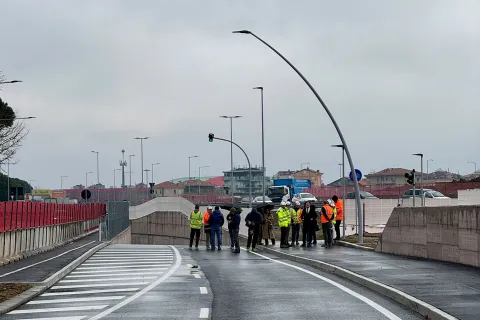 Apre il sottopasso che collega via Euterpe con via della Repubblica