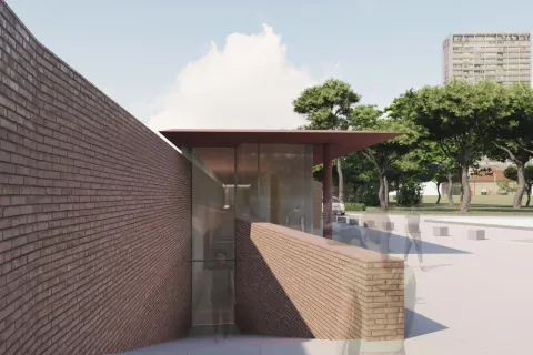 Rendering del progetto di prolungamento del sottopasso centrale della stazione