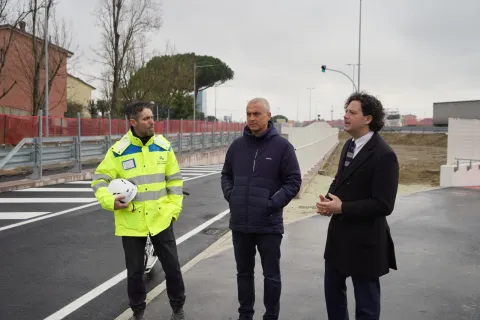 Apre il sottopasso che collega via Euterpe con via della Repubblica