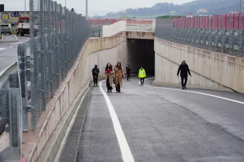 Apre il sottopasso che collega via Euterpe con via della Repubblica