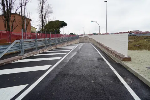 Apre il sottopasso che collega via Euterpe con via della Repubblica