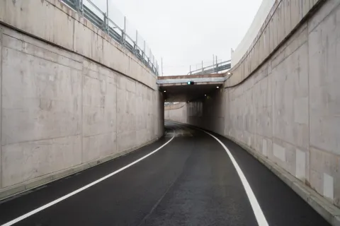 Apre il sottopasso che collega via Euterpe con via della Repubblica