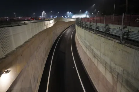 SOTTOPASSO via Euterpe con via della Repubblica