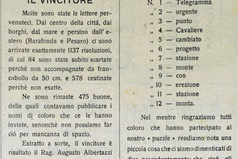 1925-2025: 100 anni di cruciverba