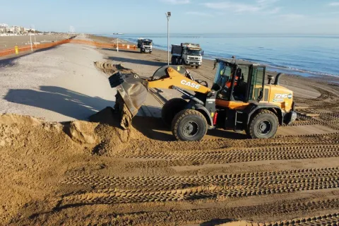 livellamento spiagge