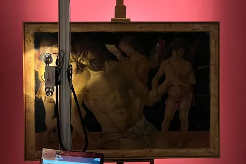 opera di Giovanni Bellini, Pietà. Cristo morto con quattro angeli