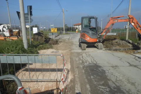 Lavori in via Orsoleto