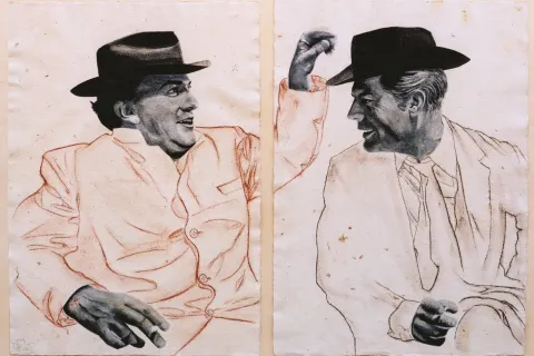 Fellini, Pasolini, De Sica &… nella matita di David Parent