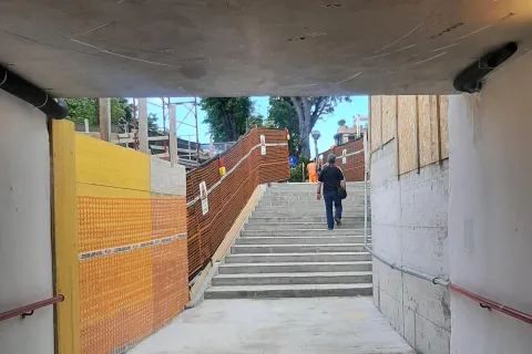 sottopasso viale Principe Amedeo