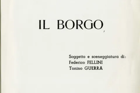 sceneggiatura il borgo