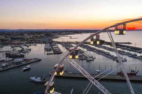 Veduta dalla Ruota panoramica (Foto di Giorgio Salvatori)
