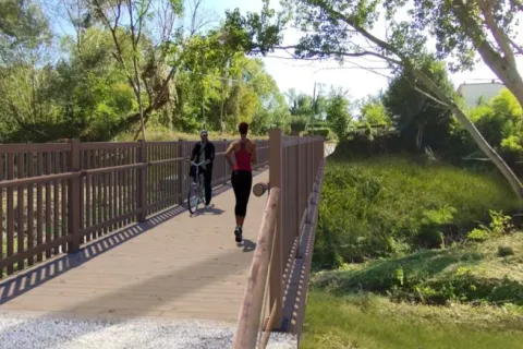 ponte ciclopedonale ausa