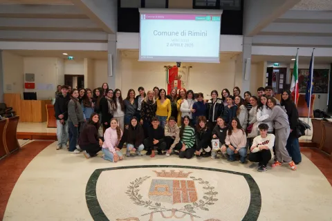 studenti spagnoli in consiglio comunale