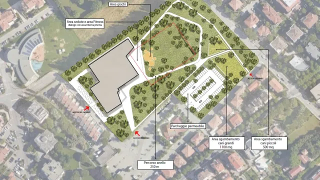 area nuova piscina Viserba