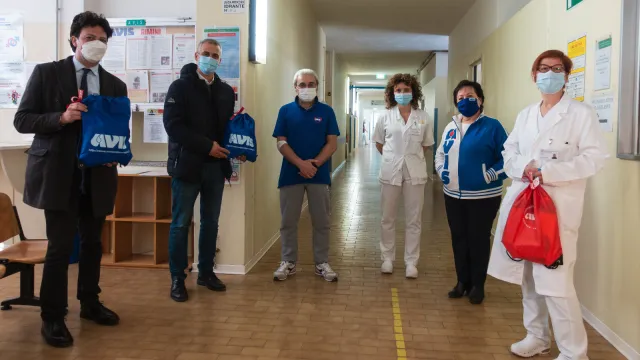 Assessori Sadegholvaad e Morolli presso Avis