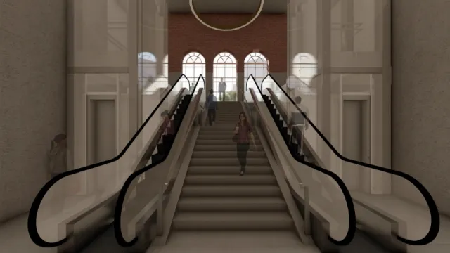 rendering sottopasso stazione