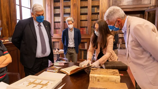 restauro bibbia veneziana biblioteca gambalunga