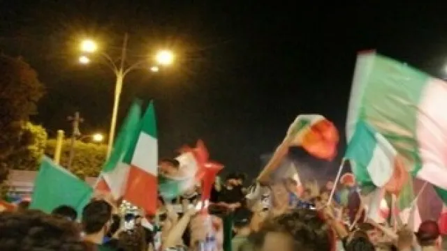 festeggiamenti dei tifosi