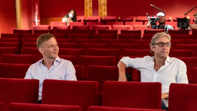 Tom Wlaschiha e sindaco Gnassi