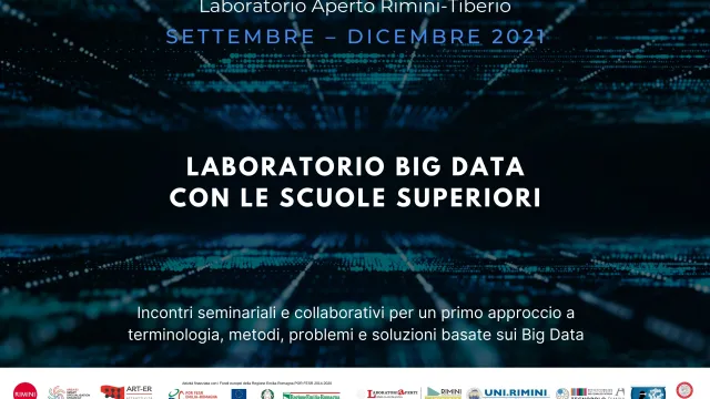 volantino del corso "Laboratorio di Big data"