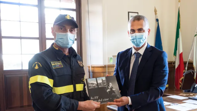 Incontro con il nuovo comandante dei vigili del fuoco di Rimini