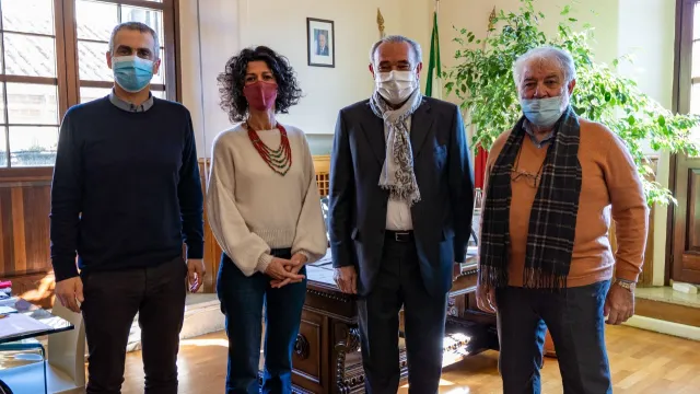 sindaco il nuovo presidente del C.E.I.S., Romano Filanti e il suo vice Vitale Vittorio