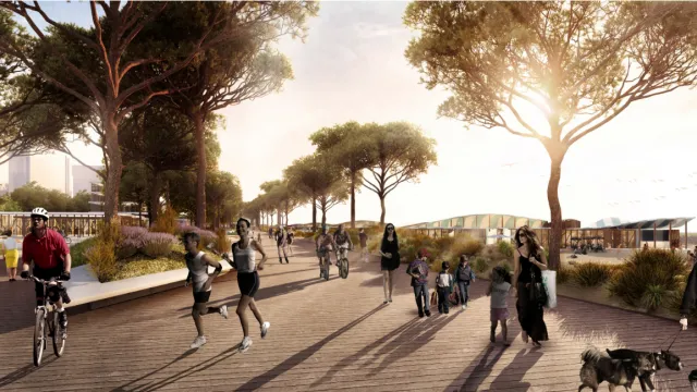 rendering parco del mare