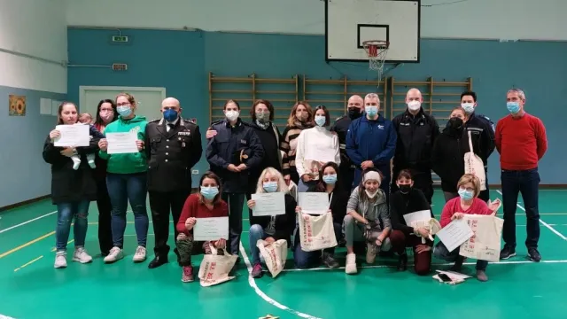 consegna diplomi corso autodifesa