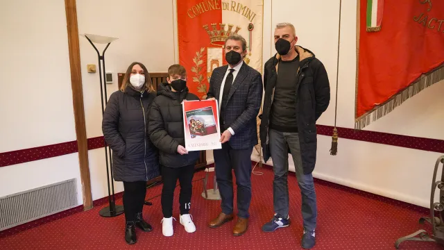 L’assessore Moreno Maresi e Gianmaria Ibidi