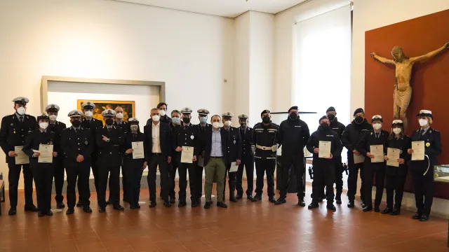 Encomio agli agenti di polizia locale