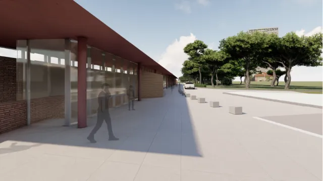 Accesso stazione lato mare