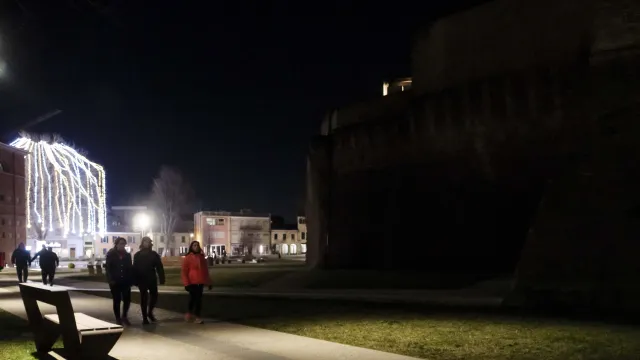 Castel Sismondo al buio