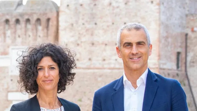 La Vicesindaca Chiara Bellini insieme al Sindaco Jamil Sadegholvaad