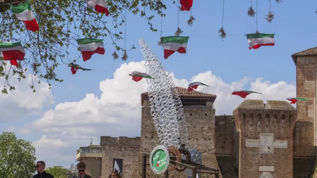 preparativi adunata alpini 2022