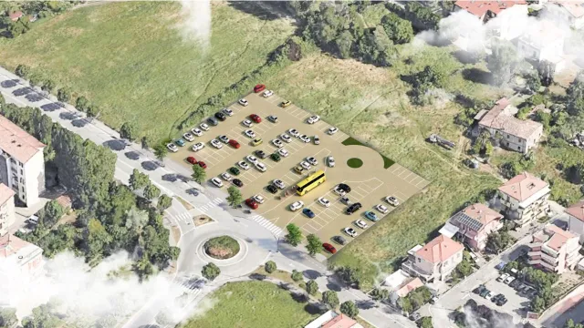 parcheggio in via giuliani