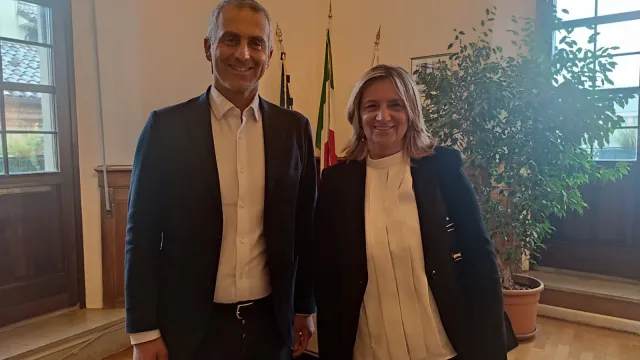 sindaco Sadegholvaad e il nuovo questore Rosanna Lavezzaro