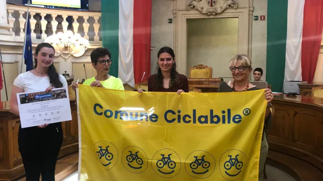 Premiazione Rimini comune ciclabile